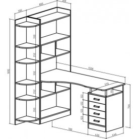 Компьютерный стол Витязь 283