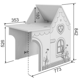 Письменный стол Домик