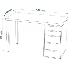 Письменный стол Ингар 1/5Т