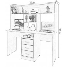 Письменный стол Хит-52