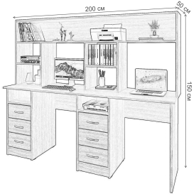 Письменный стол Хит-58