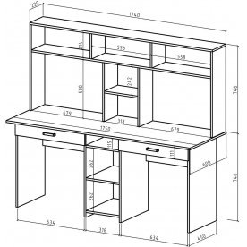 Письменный стол Лайт-10Я