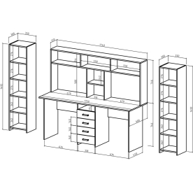 Письменный стол Лайт 11