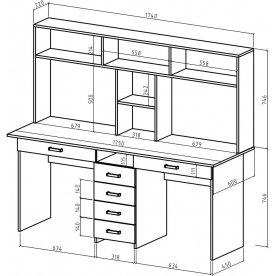 Письменный стол Лайт-11Я