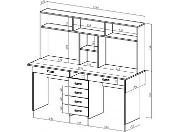 Письменный стол Лайт-11Я
