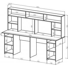 Письменный стол Лайт-12