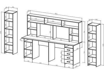 Письменный стол Лайт 13