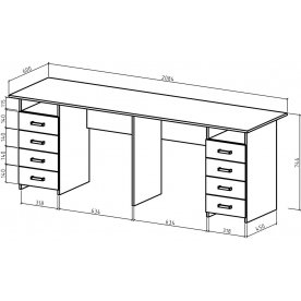 Письменный стол Лайт-15