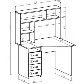 Письменный стол Лайт-18