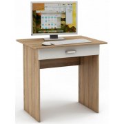 дуб сонома / белый