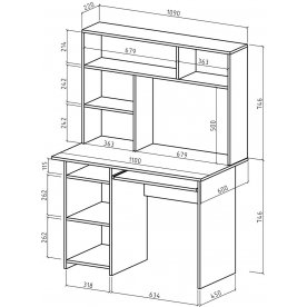 Письменный стол Лайт-2К