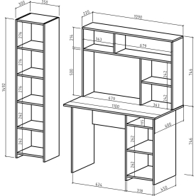 Письменный стол Лайт-3