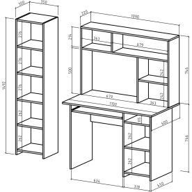 Письменный стол Лайт-3