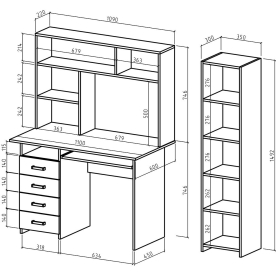 Письменный стол Лайт-4