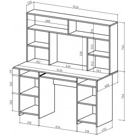 Письменный стол Лайт-6К