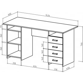 Письменный стол Лайт-7