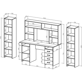 Письменный стол Лайт 7