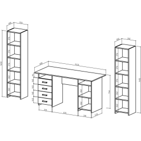 Письменный стол Лайт-8
