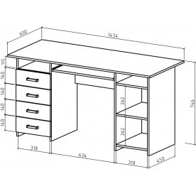 Письменный стол Лайт-8К
