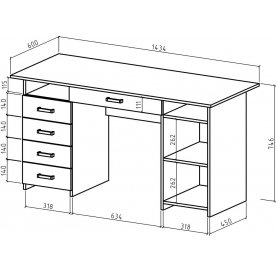 Письменный стол Лайт-8Я