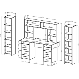 Письменный стол Лайт 9