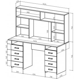 Письменный стол Лайт-9