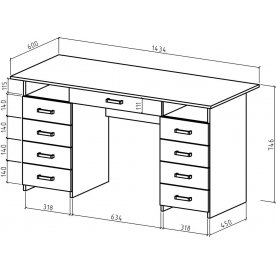 Письменный стол Лайт-9Я