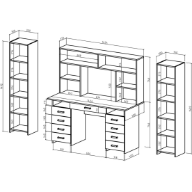 Письменный стол Лайт-9Я