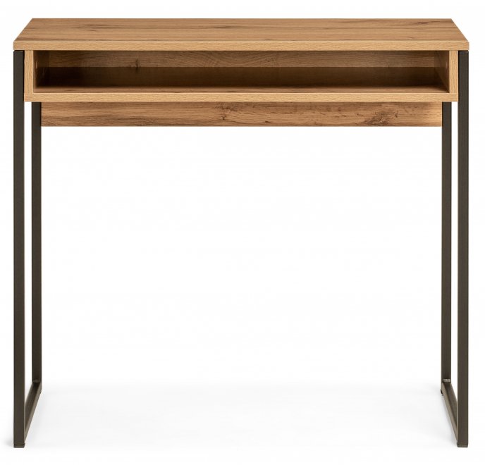 Письменный стол Лео Лофт дуб вотан / черный матовый