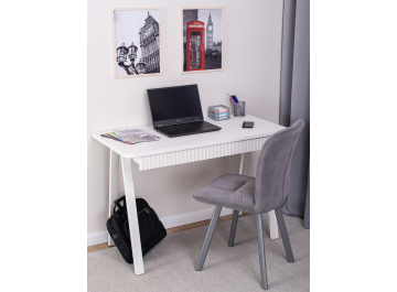 Белый компьютерный стол Мартин белый