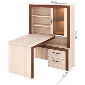 Письменный стол Нобиле СтУ-140 КШ ПРАВ