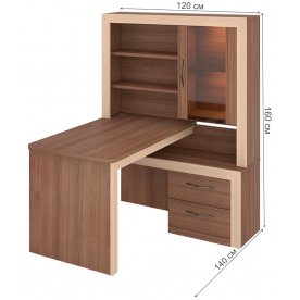 Письменный стол Нобиле СтУ-140 ШКо ПРАВ