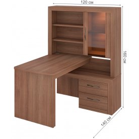 Письменный стол Нобиле СтУ-140 ШШ ПРАВ