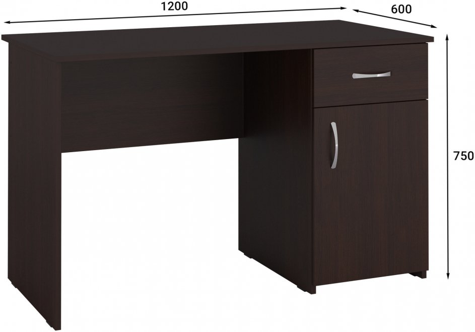 Письменный стол С-113K венге
