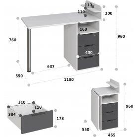 Письменный стол С-405