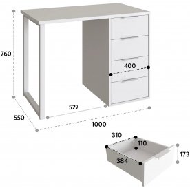 Письменный стол С-414 100х55