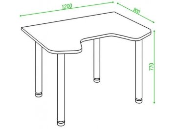 Письменный стол Беланта-Игр120МО