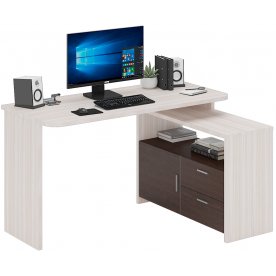 Письменный стол СКЛ-ПРЯМ130Р+ТБЛ