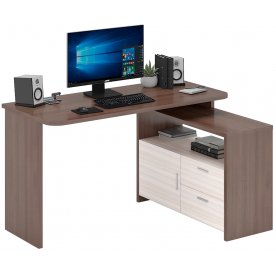 Письменный стол СКЛ-ПРЯМ130Р+ТБЛ