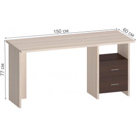 Письменный стол СКЛ-Прям150