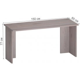 Письменный стол СКЛ-Прям150