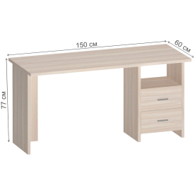 Письменный стол СКЛ-Прям150Р