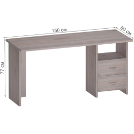 Письменный стол СКЛ-Прям150Р