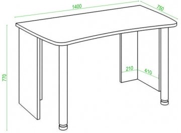 Письменный стол Беланта-Софт140