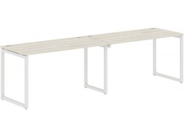 Письменный стол Skyland XQWST 1414 140х140,6х75 двухместный сосна эдмонт / белый