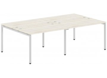 Письменный стол Skyland XTEN-S XWST 2870 2806х700х750 двухместный сосна эдмонт / алюминий