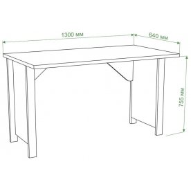 Письменный стол СТД-130 НБЕ