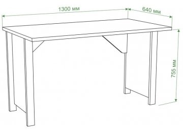 Письменный стол Илевро-130 ШК