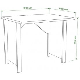 Письменный стол СТД-90 с ЯПД КБЕ