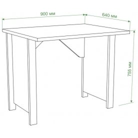 Письменный стол СТД-90 с ЯПД ШБЕ